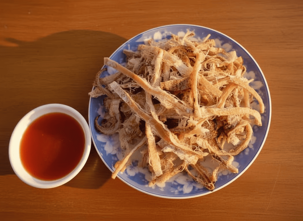 Kh&ocirc;ng thể thiếu c&aacute;c m&oacute;n ăn k&egrave;m đặc trưng như mực nướng, đậu hũ chi&ecirc;n, v.v. khi thưởng thức những ngụm bia m&aacute;t lạnh